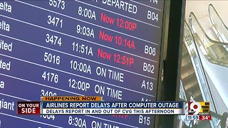 Airlines report delays after computer outage