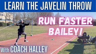 Javelin Throw - Learn the run up for javelin