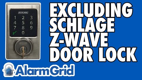 Excluding a Schlage Z-Wave Lock