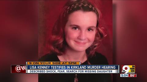 Esme Kenney's mother testifies about her day of horror