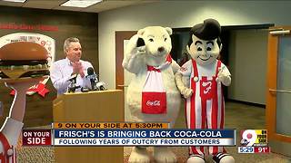 Frisch's is bringing back Coca-Cola