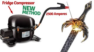 I turn fridge compressor into a welding machine - New method 2023