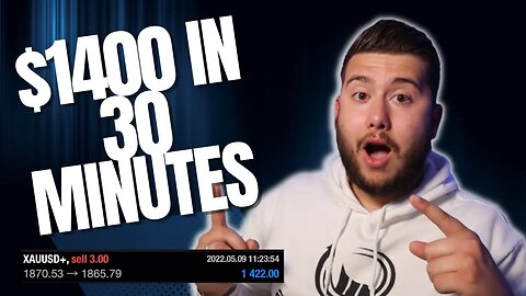 $1400 in 30 Minutes! Insane Live Trading Strategy! | Sam Bradbury | Forex & Crypto News