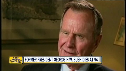 Former President George H.W. Bush has died