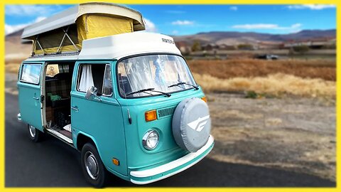 Cute Classic WESTFALIA Pop Top Camper Van With Lithium Battery Upgrade!