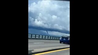 Waterspout Spotted Near Mackinac Island 7/18/23