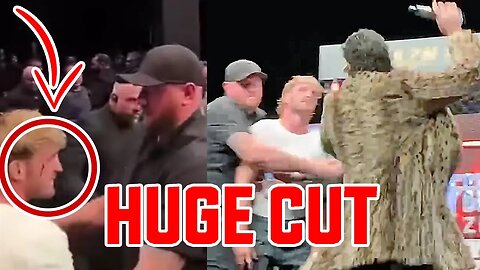 Dillon Danis SCUFFLE Logan PAUL (BLEEDS) at the press conference #LoganPaul #DillonDanis