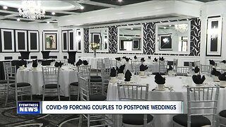 Couples forced to postpone weddings due to COVID-19 outbreak