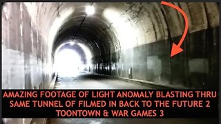 Amazing Paranormal Footage, NASA Contractor Launches Light Anomaly Thru Back to the Future Tunnel