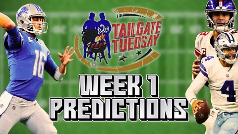 NFL Week 1 Predictions | Tuesday Night Tailgate #nfl #nflfootball #football #nflnews #footballnews