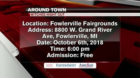 Around Town - 10-5-18 - Witches Night Out Melanoma Charity Event