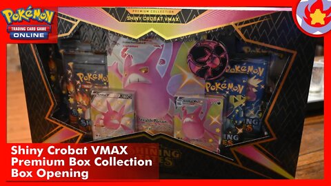 Shiny Crobat VMAX Premium Collection Box Opening | Pokemon TCG