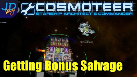Getting Bonus Salvage from Ships 🚀 COSMOTEER Ep3 🛸 Lets Play, Tutorial, Walkthrough