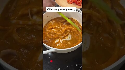 Easy cooking of chicken panang curry #recipe #cooking