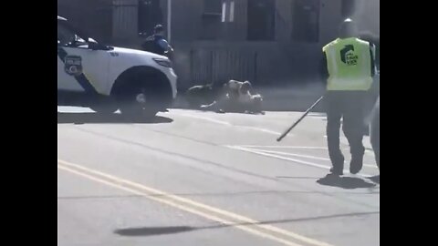 PACK OF DOGS RANDOMLY ATTACK CIVILIAN👮‍♂️🚔🚏🐕🚶🏻🦮🐕‍🦺ON STREET IN PHILADELPHIA🚏🐩🚶🏻🐕