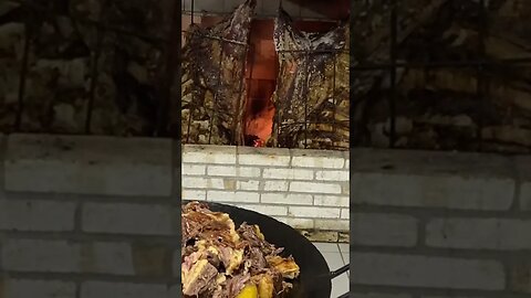 Costelão 9 horas no Clube de Tiro 🐄🔥🎯🔫 harmonizado com Tempranillo 🇪🇸🍷