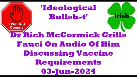 'Ideological Bullsh-t' Rich McCormick Grills Fauci 03-Jun-2024