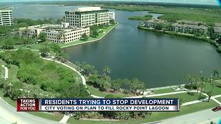 City Council to vote on whether developer can fill in Rocky Point lagoon to build townhomes