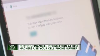 Putting financial information at risk hackers use your cell phone number