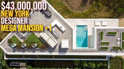 Touring $43,000,000 Designer New York Mega Mansion
