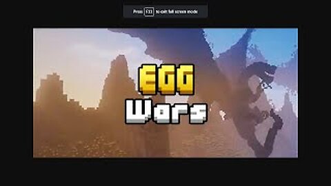 Eggwars #1 Первый раз в Eggwars