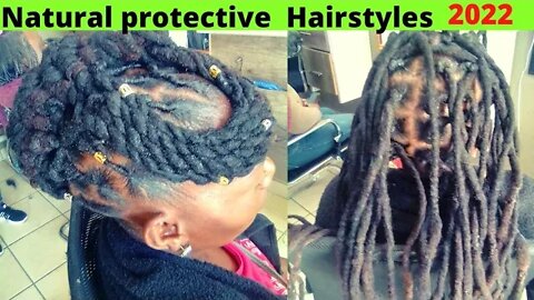 Stylish #locs protective #naturalhair transformation for hair growth #dreadlocks #locstyles