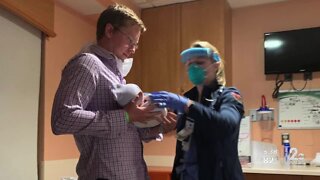 Pikesville couple celebrates the light of their daughter's birth during pandemic