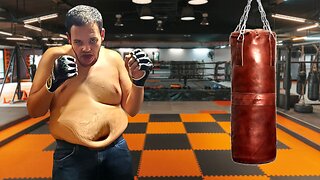 FAT GUY TRIES TO DO KICKBOXING! | [Road To FIT Episode: 3]