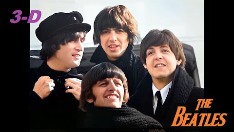 Beatles - 3-D Videos - (Good Day Sunshine) - Bubblerock - HD