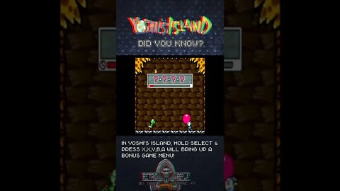 Did you know? #YoshisIsland #SNES #Secret #SuperMario #shorts #yoshi #mario