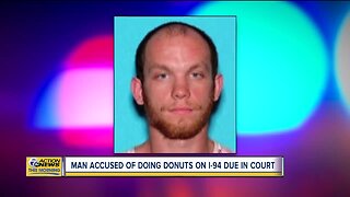 Man accused of doing donut stunts on I-94 in Detroit due in court