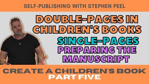 Children's Books with Double Page Spreads, Page Bleed, and Setting Words and Wording