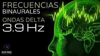 Terapia Sonido Binaural con Ondas Delta 3.9 Hz - Tono Puro - Tonos Milagrosos y Curativos