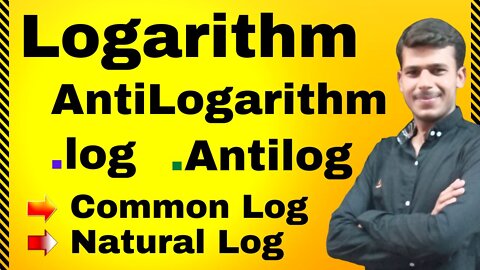 What is Logarithm? Antilogarithm, Common/Natural log? Examples/Formulas || rumble || Muhammad Rashid