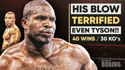 His Blow Terrified Even Tyson! but... the Triumph and Tragedy of Donovan “Razor” Ruddock