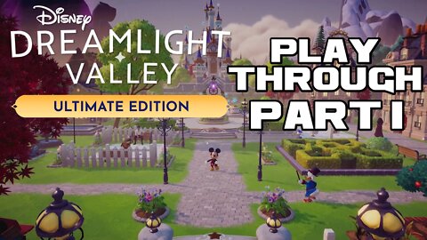 🎮👾🕹 Disney Dreamlight Valley - Ultimate Edition - Part 1 - Nintendo Switch Playthrough 🕹👾🎮 😎Benjamillion