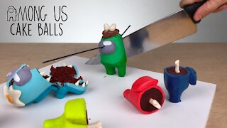 How to make 'Among Us' inspired cake balls