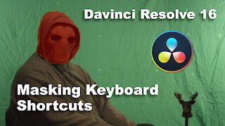 Davinci Resolve Fusion - Keyboard shortcuts for masking