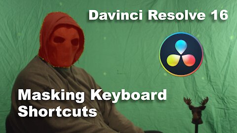Davinci Resolve Fusion - Keyboard shortcuts for masking