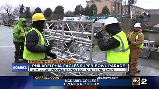 Eagles fans set for Super Bowl parade