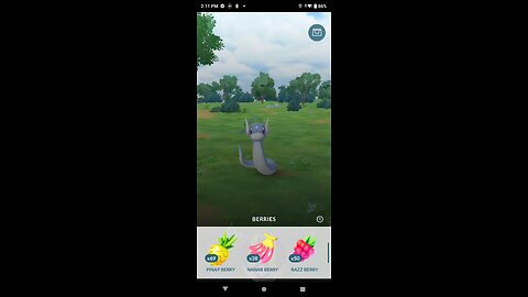 just chilling on the catch screen with the Dratini