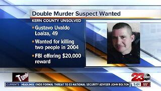 Double muder suspect wanted for 2004 killing
