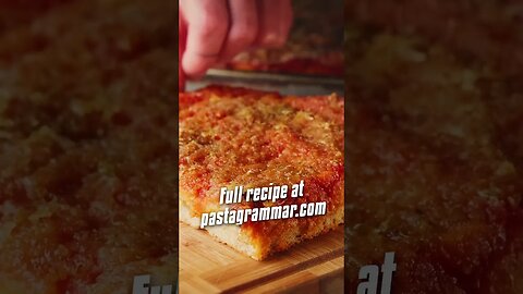 “I don’t like thin crust Italian pizza.” Well, have you tried Sicilian SFINCIONE? #pizza
