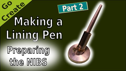 Making a Lining Pen pt.2 (for model making) - Preparing the Nibs
