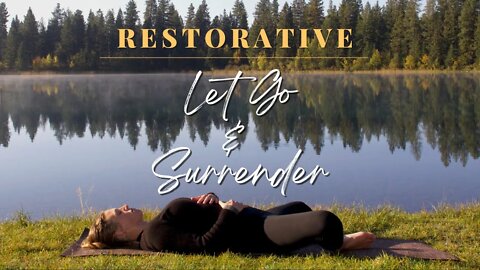 Grounding Restorative Yoga | Let go & surrender for Autumn 🍁