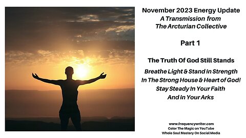 November 2023: The Truth Of God Still Stands, Breathe Light & Stand In The Strong House of God
