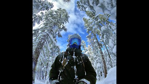 Pow Day at Sierra at Tahoe January 2021