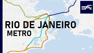 A Evolução do Metrô do Rio de Janeiro (1979-2040) | Metro Liner
