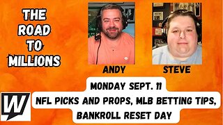 NFL Picks and Parlays, MLB Tips, and How Many Units We're Up on Today's The Road To Millions!