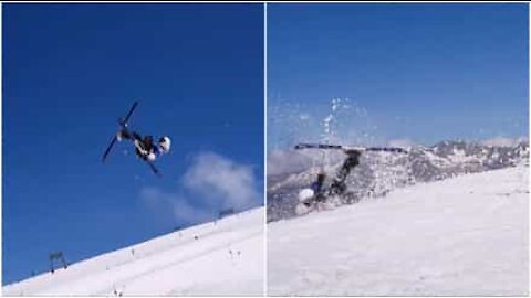 Quando manca la velocità sugli sci... si cade!